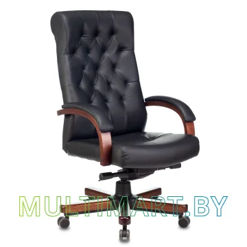 Компьютерное кресло Бюрократ T-9928WALNUT (черный)